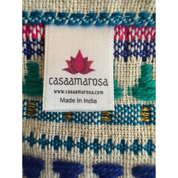 Casa Amarosa Blue Capsule Throw Blanket - Picture 2 of 5